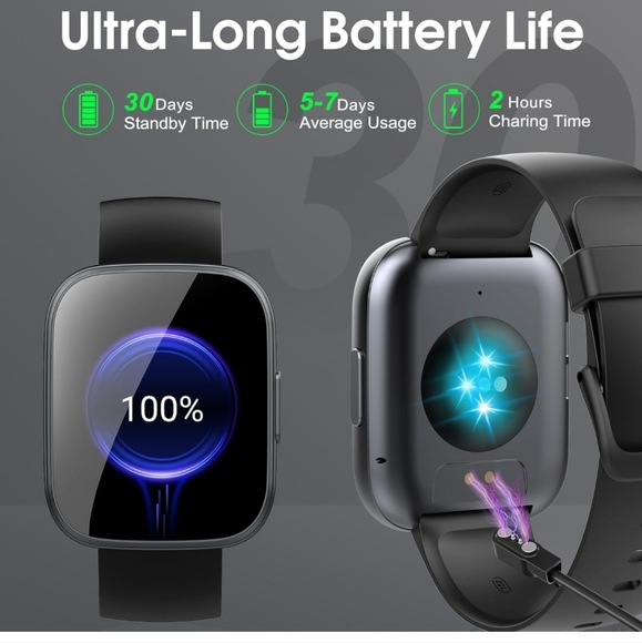 Unisex Smart Watch Bluetooth Call, 1.95" HD Touch Screen Fitness Watch BNIB - Picture 11 of 11